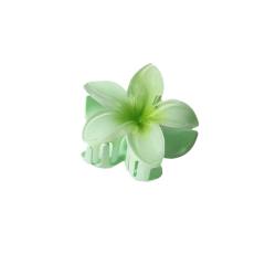 8CM large size plumeria flower shape hot sale hair claw clips