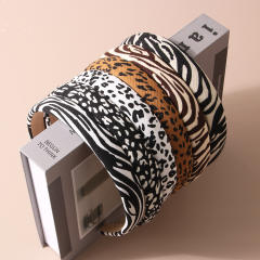 Vintage jungle animals pattern headband collection
