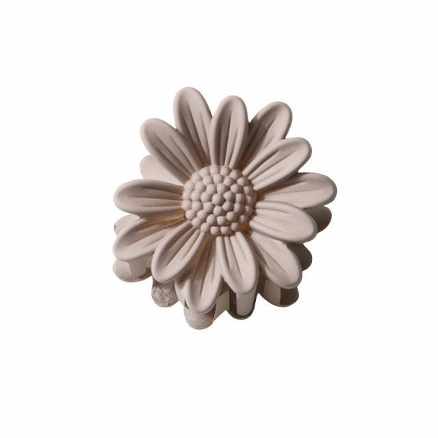 Hot sale daisy flower shape women hair claw clips small size 4CM