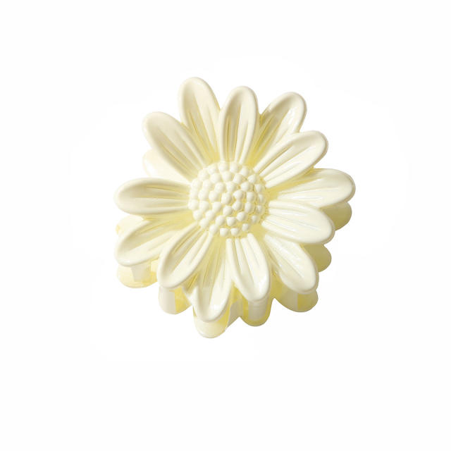 Hot sale daisy flower shape women hair claw clips small size 4CM