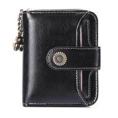Korean fashion Genuine Leather daisy flower accessory women wallet purse