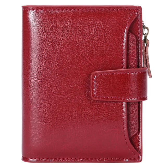 Korean fashion Genuine Leather women wallet purse