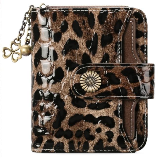 Korean fashion Genuine Leather daisy flower accessory women wallet purse