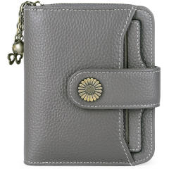 Korean fashion Genuine Leather daisy flower accessory women wallet purse