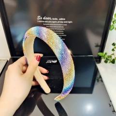 Popular colorful diamond padded headband 2.5cm/3cm