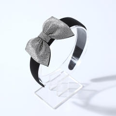 Luxury full diamond bow headband wedding headband