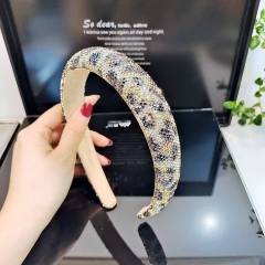 Popular colorful diamond padded headband 2.5cm/3cm