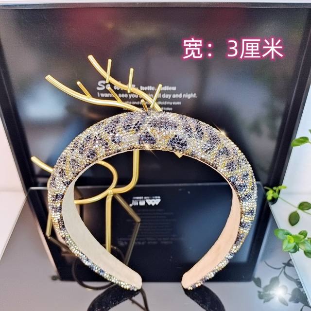 Popular colorful diamond padded headband 2.5cm/3cm