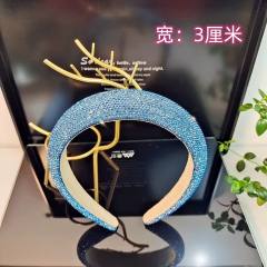 Popular colorful diamond padded headband 2.5cm/3cm