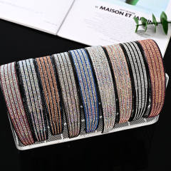 Korean fashion delicate diamond headband wedding headband