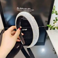 Popular colorful diamond padded headband 2.5cm/3cm