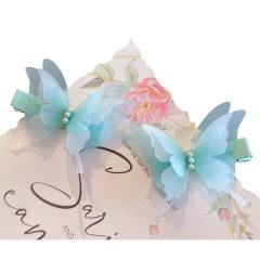 Spring beautiful butterfly hair clips for kids