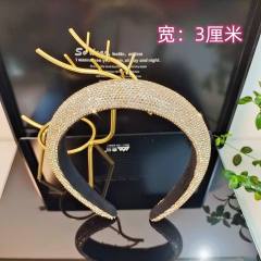 Popular colorful diamond padded headband 2.5cm/3cm