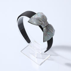 Luxury full diamond bow headband wedding headband