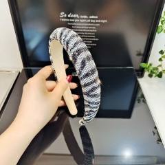 Popular colorful diamond padded headband 2.5cm/3cm