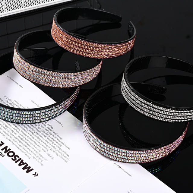 Korean fashion delicate diamond headband wedding headband