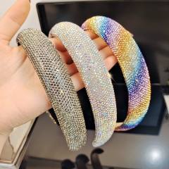 Popular colorful diamond padded headband 2.5cm/3cm