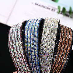 Korean fashion delicate diamond headband wedding headband