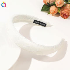 Spring floral pattern sweet padded headband collection