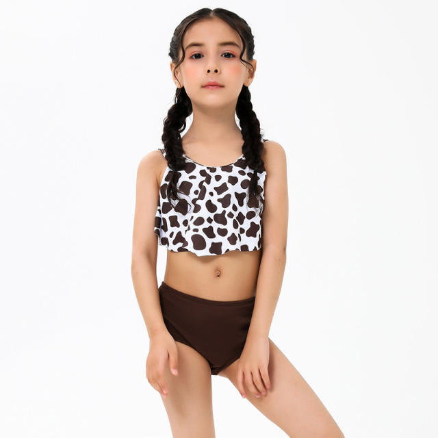 Summer cute puff swimsuit collection for kids