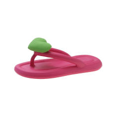 Cute candy color heart super soft eva flip flops slippers