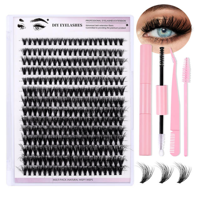 DIY eyelashes Segmented single-cluster grafted false eyelashes