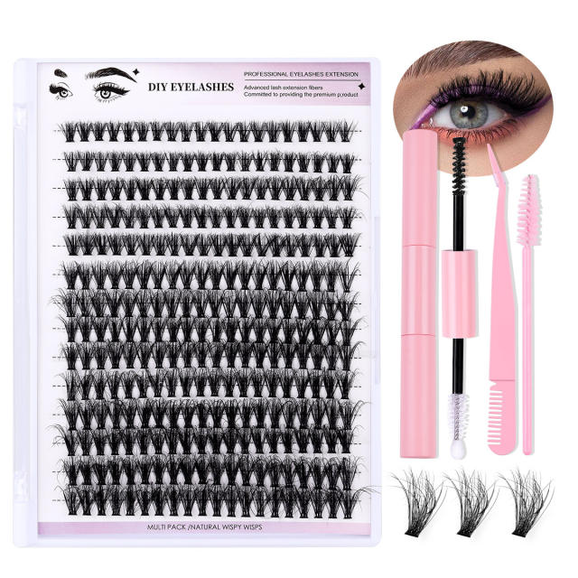 DIY eyelashes Segmented single-cluster grafted false eyelashes