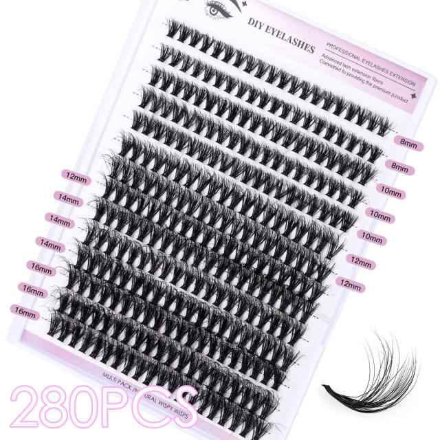 DIY eyelashes Segmented single-cluster grafted false eyelashes
