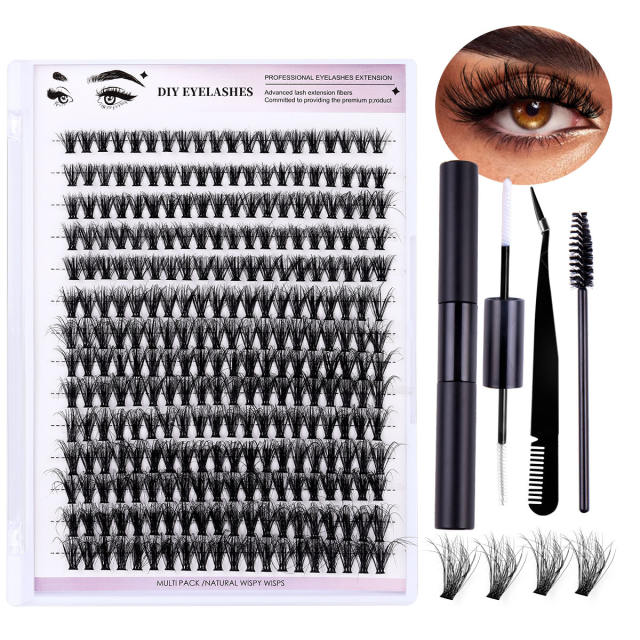 DIY eyelashes Segmented single-cluster grafted false eyelashes