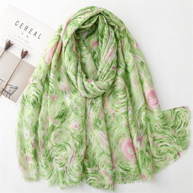 Spring summer soft fashion scarf