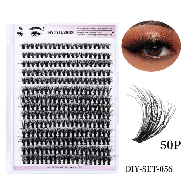 DIY eyelashes Segmented single-cluster grafted false eyelashes