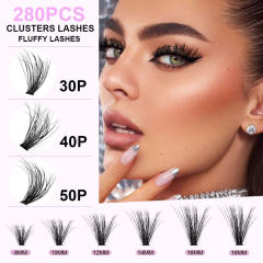 DIY eyelashes Segmented single-cluster grafted false eyelashes