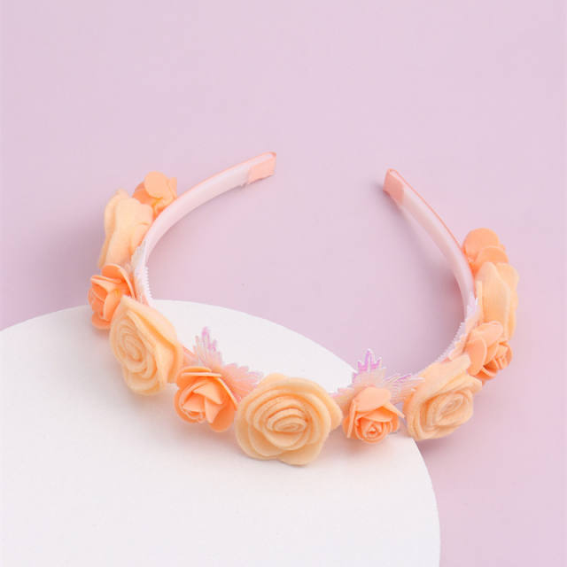 New design creative flower handband headband for kids