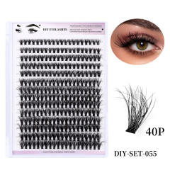 DIY eyelashes Segmented single-cluster grafted false eyelashes