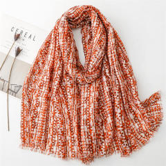 Spring summer easy match colorful fashion scarf