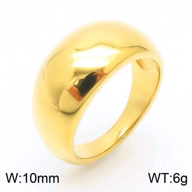 18KG chunky drop shape ball shape stainless steel finger rings collection