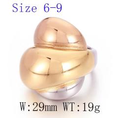 18KG chunky drop design stainless steel finger rings