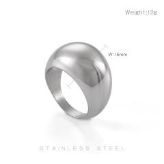 18KG chunky drop shape ball shape stainless steel finger rings collection