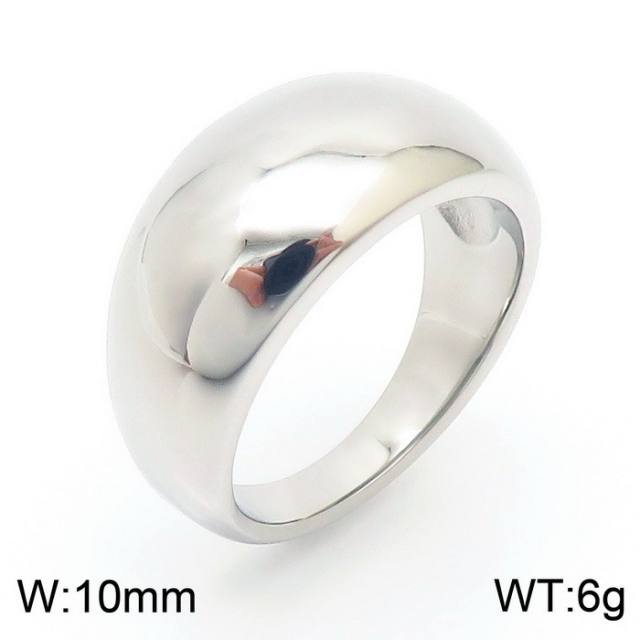 18KG chunky drop shape ball shape stainless steel finger rings collection