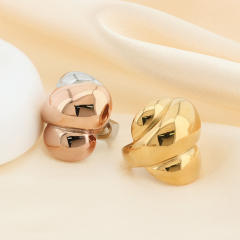 18KG chunky drop design stainless steel finger rings
