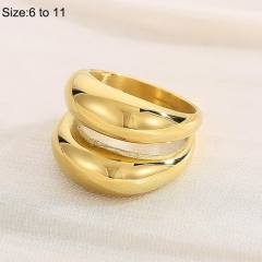 18KG chunky drop shape ball shape stainless steel finger rings collection