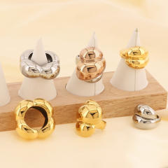 18KG chunky drop design stainless steel finger rings