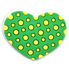 Cute cartoon heart shape PVC material shoes accessory