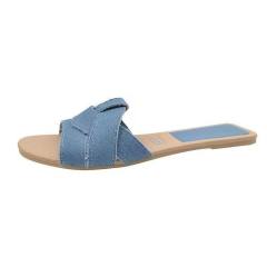 Summer design knotted design flat slippers sandals