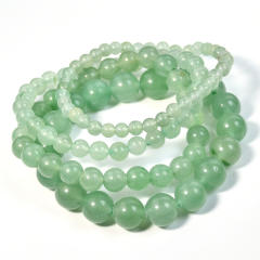 Natural stone green aventurine beaded bracelet
