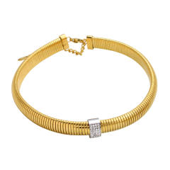Hiphop chunky cable design stainless steel choker necklace set