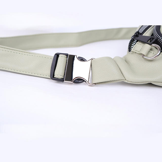 Summer color PU leather women men funny pack