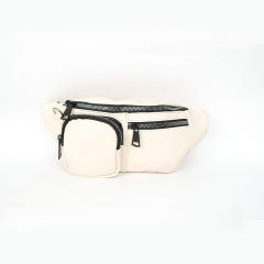 Summer color PU leather women men funny pack