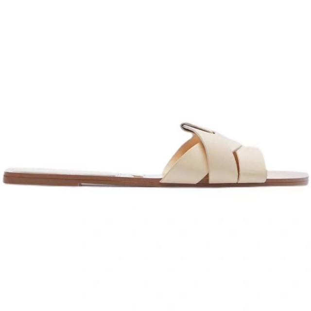 Summer design knotted design flat slippers sandals