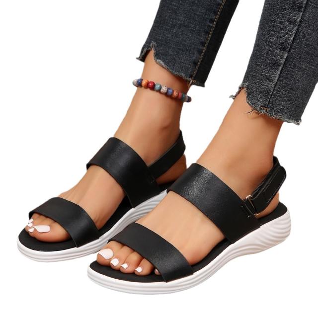 Summer design easy match flat sandals